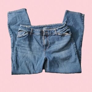 J.Jill Tried & True Fit Slim Ankle Super Lightweight Stretch Jeans. Size 6